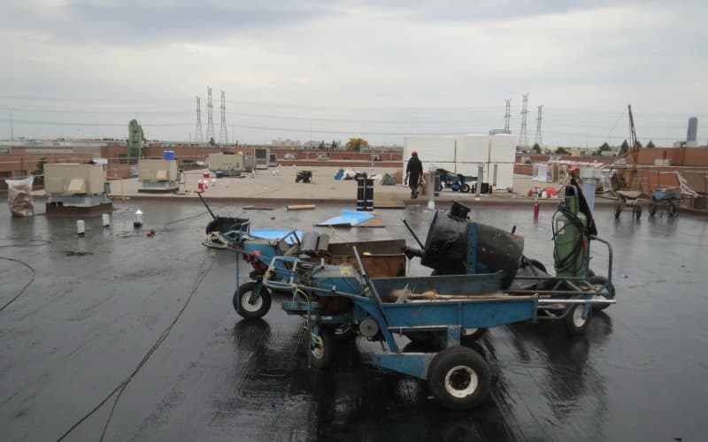 Roofing in Progress