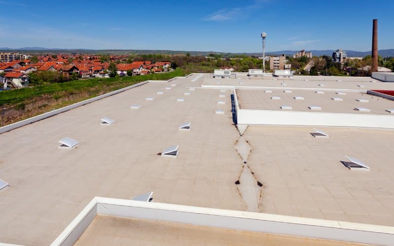 view industrial flat roof windows ventilation