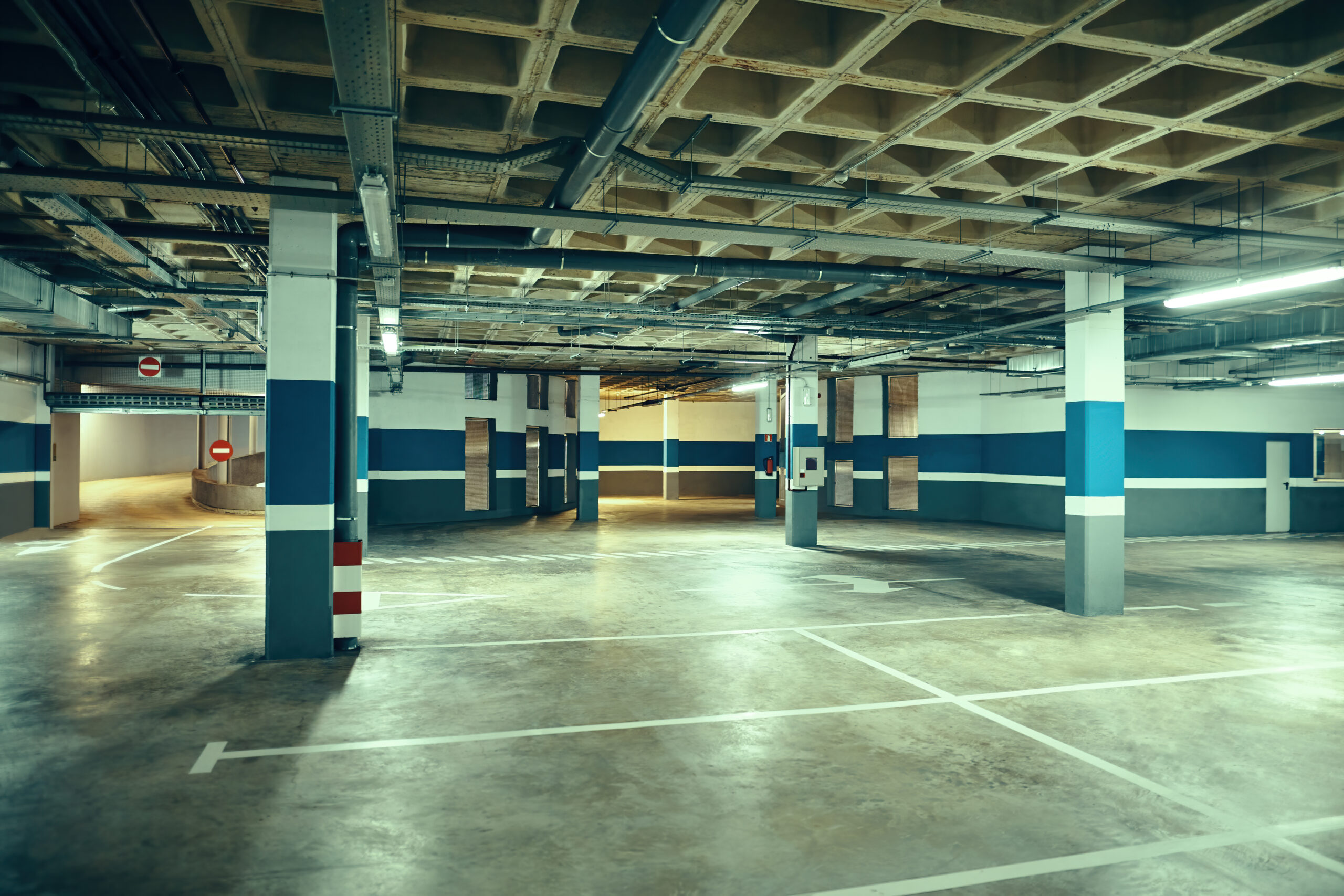 rules and regulations regarding how to maintain or even paint your underground garage