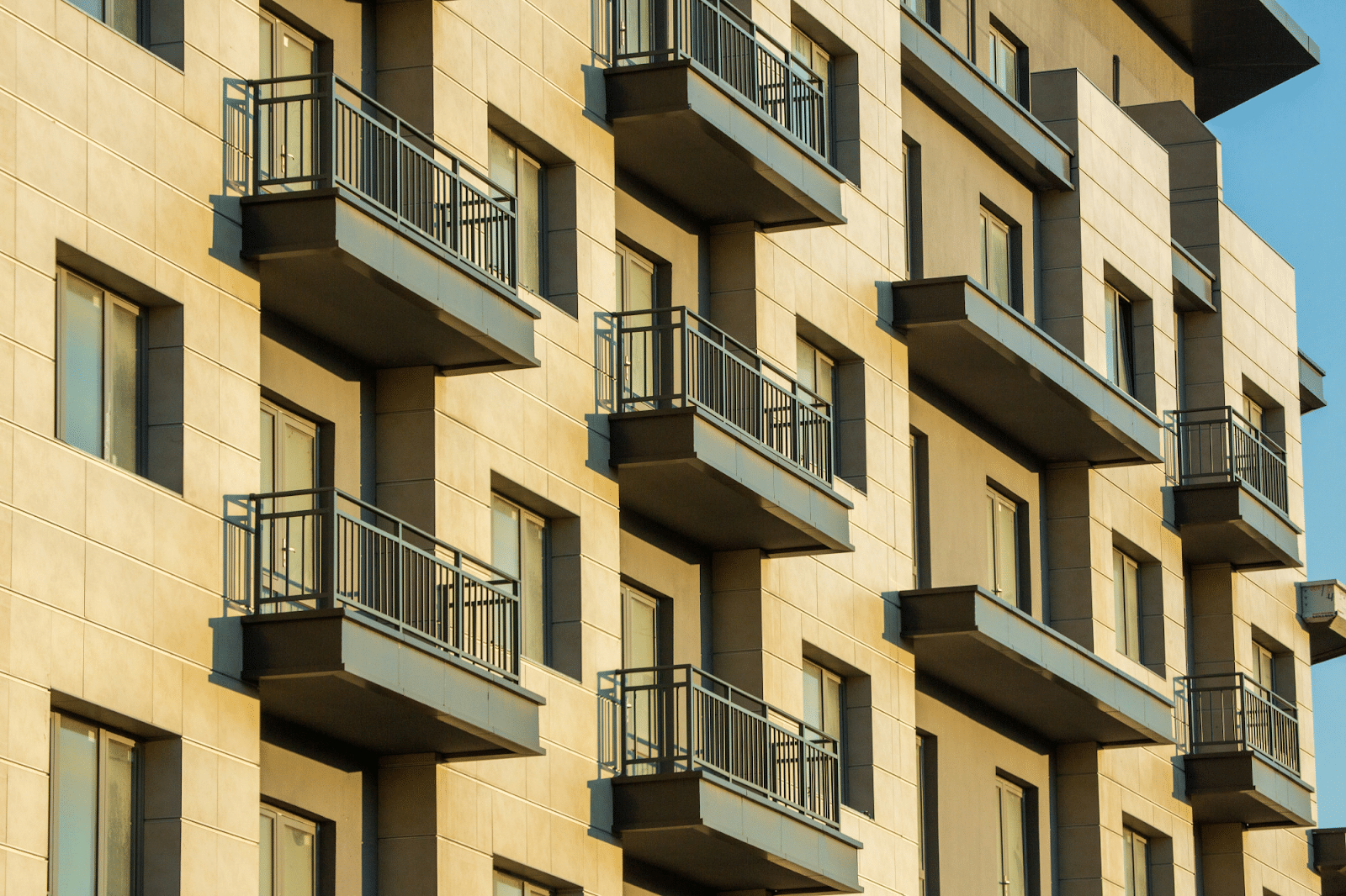 Clean balcony and free of debris such as dirt, leaves, and other debris